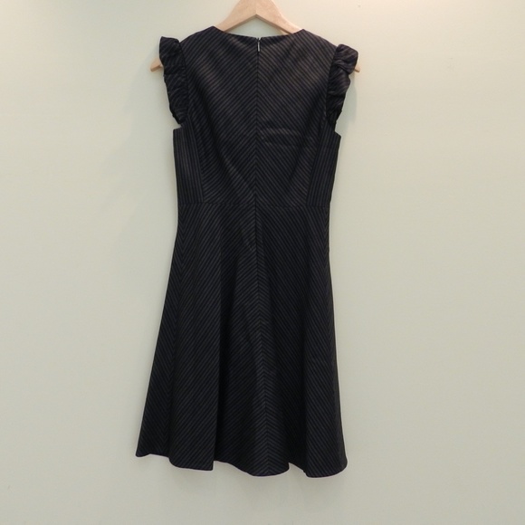 BNWT Rebecca Taylor Striped Suit V-Neck Dress - Picture 5 of 7